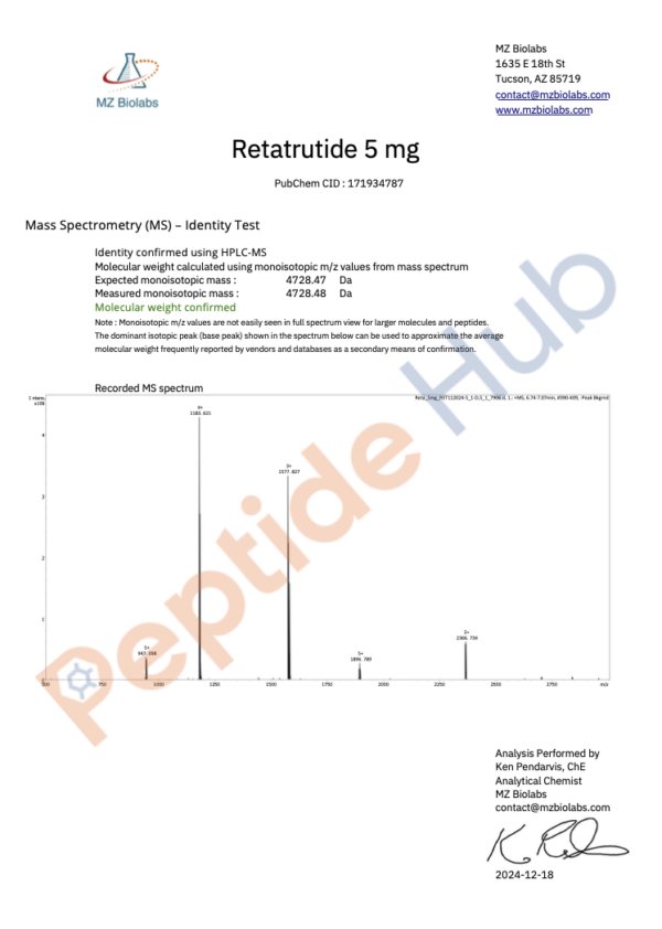 Retatrutide -  5mg - Image 3