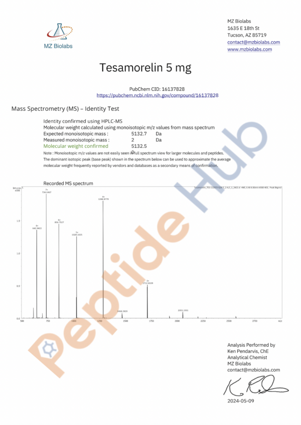 TesamorelinCOA2