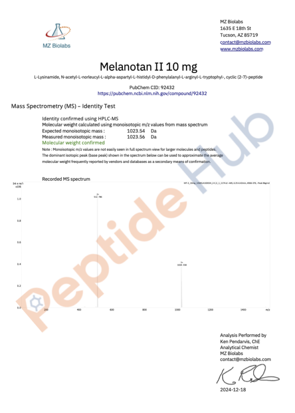 Melanotan 2 - 10mg - Image 3