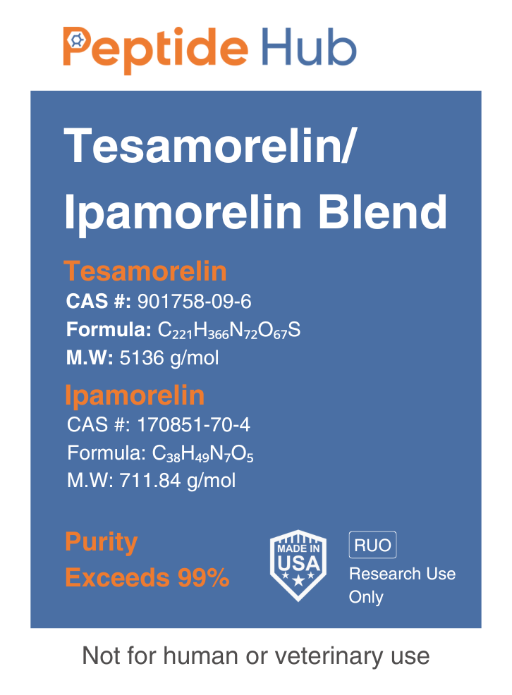 Tesamorelin:Ipamorelin blend