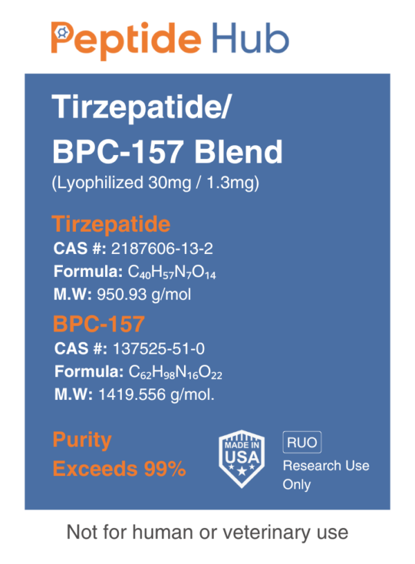 Tirzepatide: BPC157 lyo 30mg