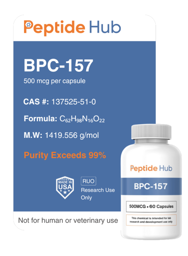 BPC-157 Capsules -  500mcg