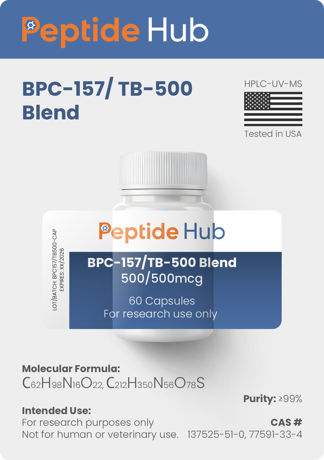 BPC-157 TB-500 Blend Capsules