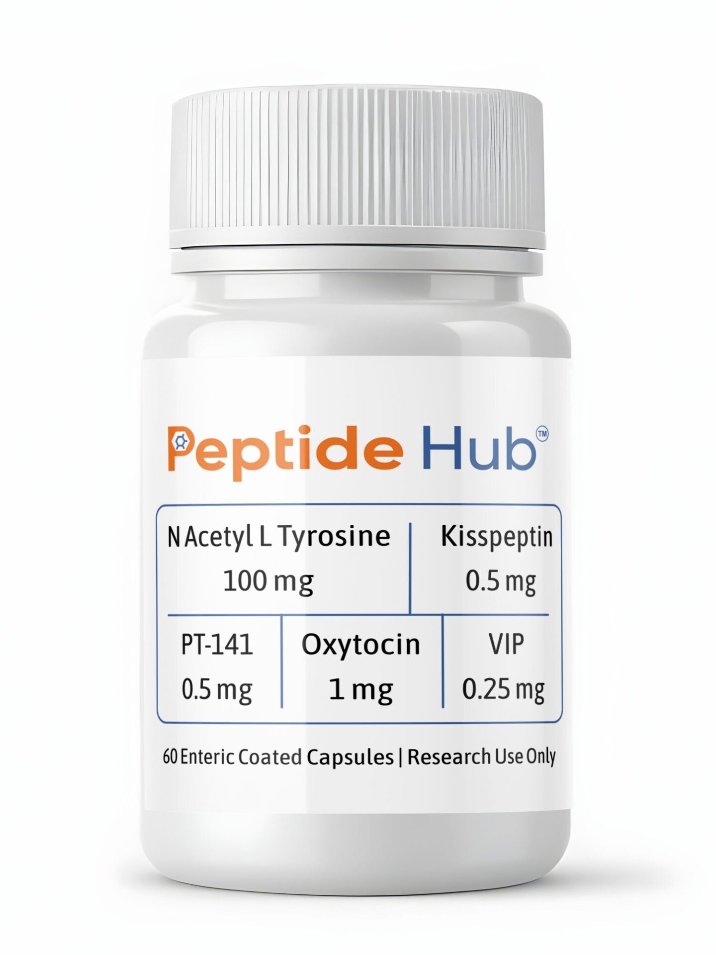 N-Acetyl L Tyrosine / Kisspeptin / PT-141 / Oxytocin / VIP Capsules