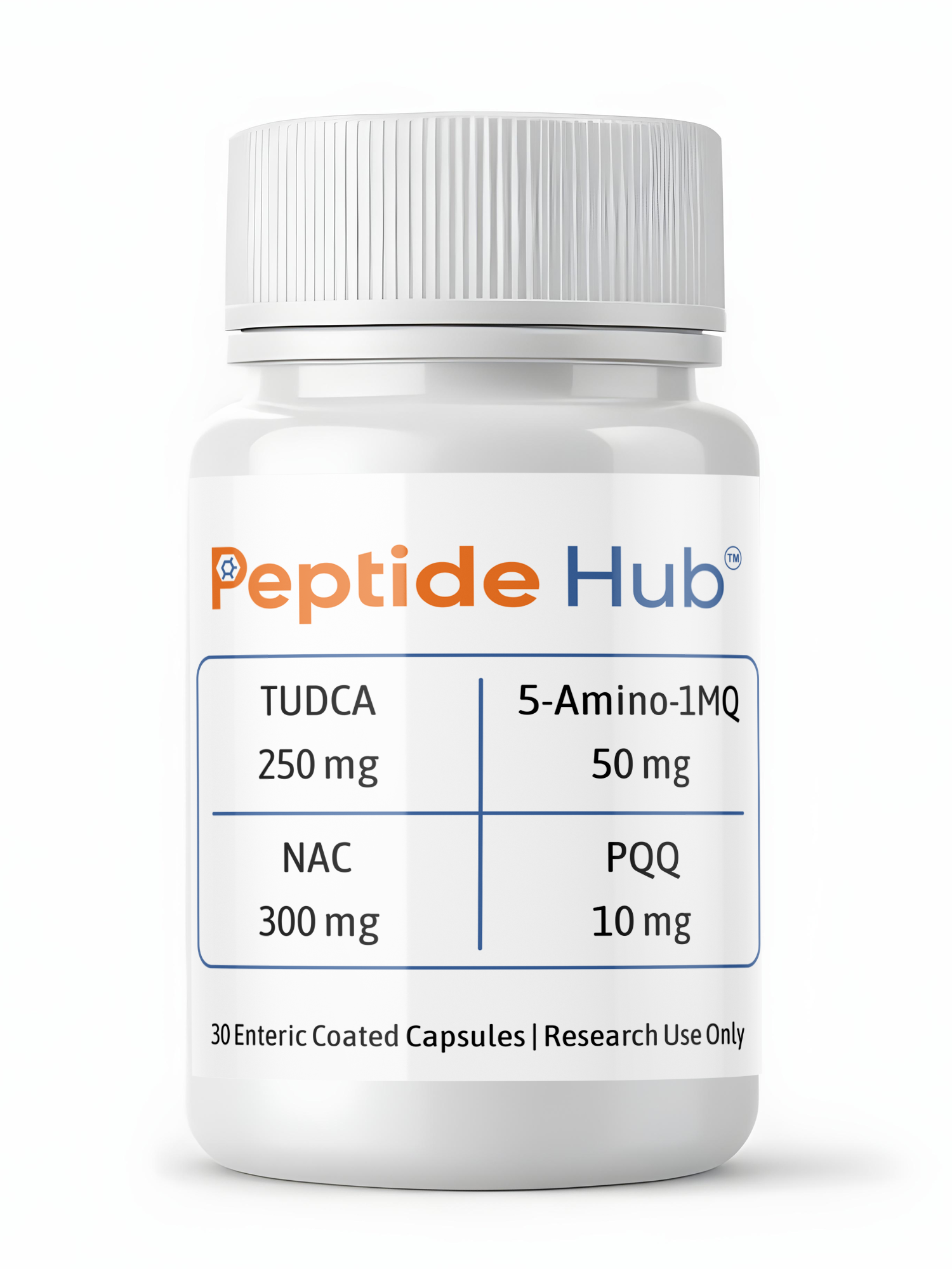 TUDCA/ 5-Amino-1MQ/ NAC/ PQQ Capsules