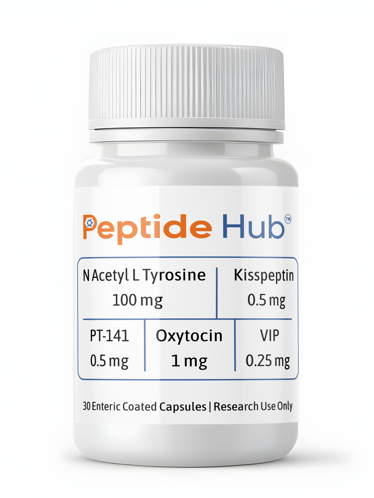 N-Acetyl L Tyrosine / Kisspeptin / PT-141 / Oxytocin / VIP Capsules